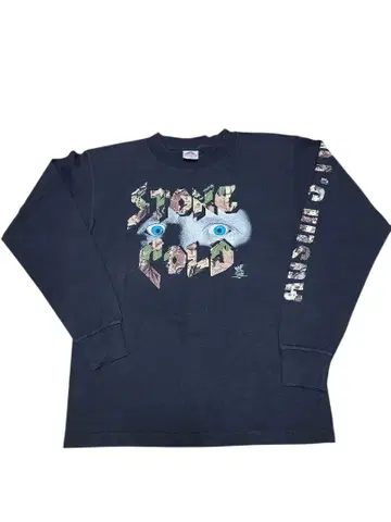스톤 콜드 그래픽 티셔츠 X-LARGE 블랙 90s