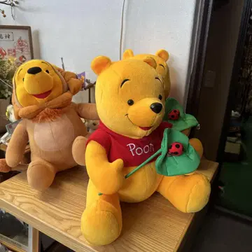 디즈니 푸우 봉제 인형 3개 세트