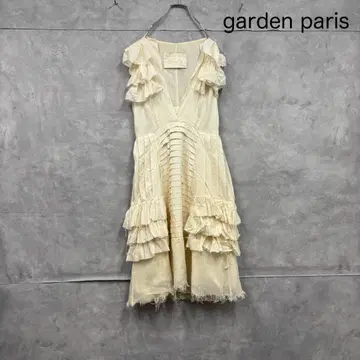 gardem 프릴 개더 원피스 antique N1086