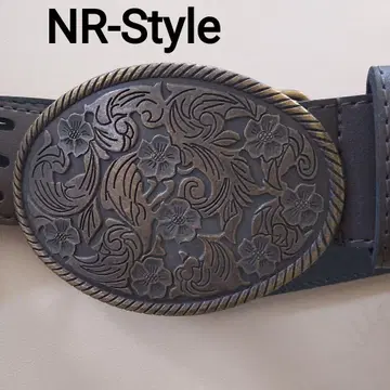 NR-Style 벨트 버클 골드 당초 문양 앤티크 빈티지