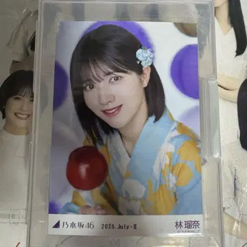 노기자카46 하야시 루나 유카타 2025 브로마이드 앉은 포즈