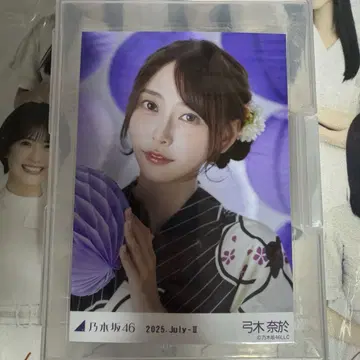 노기자카46 유키 나오 유카타 2025 브로마이드 앉은 포즈