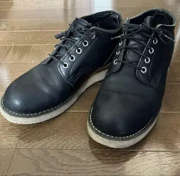 HATHORN HATHORN 옥스퍼드 블랙 가죽 로우 컷 비브람