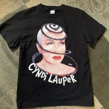 Cyndi Lauper 페어웰 투어 티셔츠 S 사이즈