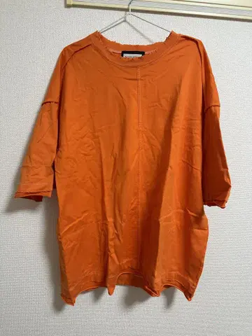 MAISON SPECIAL 오렌지 긴팔 티셔츠