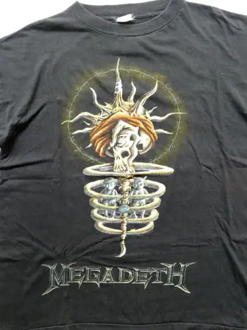 megadeth 메가데스 빈티지 티셔츠 유로 바디