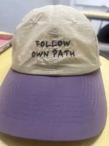 FOLLOW OWN PATH 야구 모자