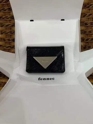 fennec 블랙 3단 폴더형 지갑