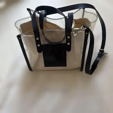 메종 돌체 클리어 백 S