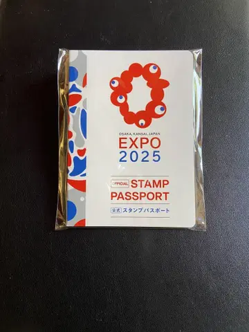 EXPO2025 공식 스탬프 여권 및 여권 케이스 스트랩 포함