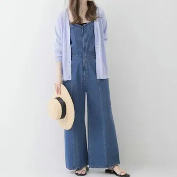 어반 리서치 써니 라벨 데님 오버롤 살로펫 세련된