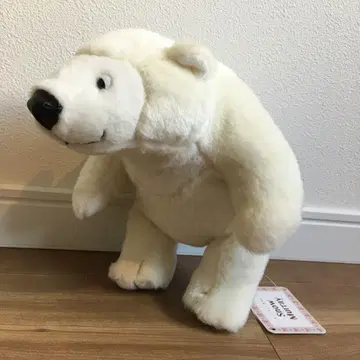 신상품 몬스위 스노우 말레 S 봉제 인형 시로쿠마 화이트 곰