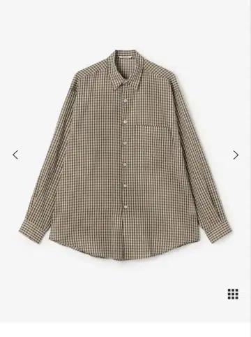 오라리 AIRY LIGHT COTTON CHECK BIG SHIRT