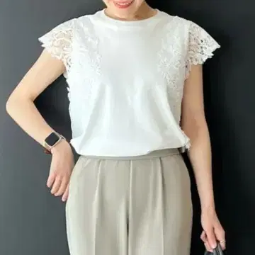 어반 리서치 로쏘 레이스 프렌치 슬리브 풀오버