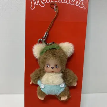 새상품 EU 한정판 베비치 너구리 키링 monchhichi 2619