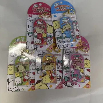 산리오 캐릭터즈 스트랩 5개 세트