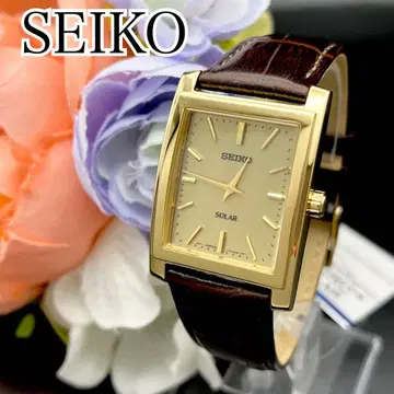 레어 작동 손목시계 SEIKO 세이코 골드 솔라 남성용 G23