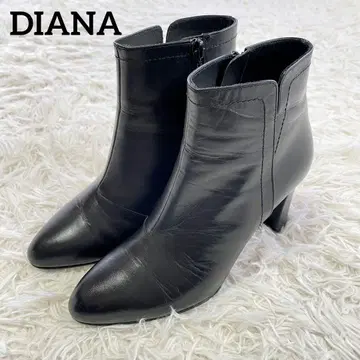 다이애나 DIANA 숏부츠 힐 부츠 22.5cm