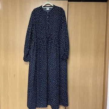 어반 리서치 도어스 도트 무늬 원피스 네이비 네이비