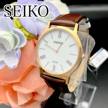 미사용 새상품 작동 손목시계 SEIKO 세이코 솔라 라운드 G25