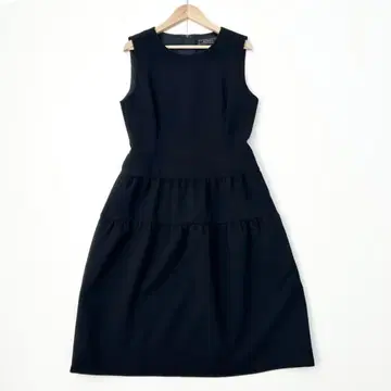 폭시 Tiered Dress 티어드 원피스 네이비 40