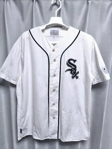 MLB 화이트 양말 베이스볼 셔츠 화이트