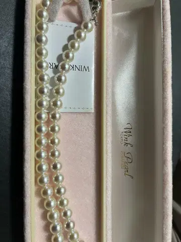 윙크 펄 목걸이