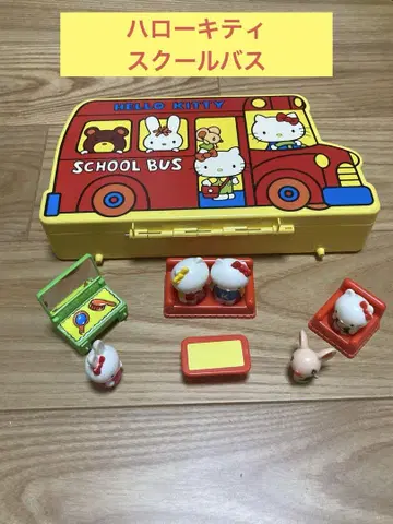 K) 헬로키티 스쿨버스 소꿉놀이 세트