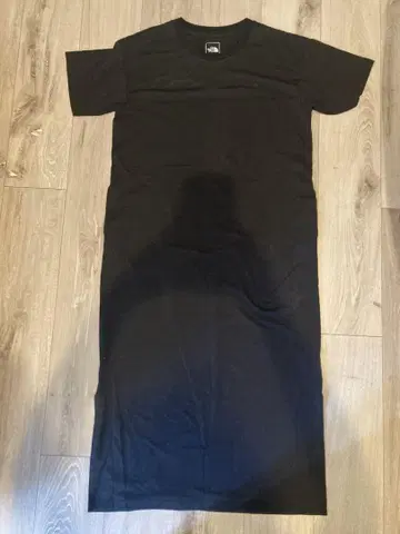 THE NORTH FACE 블랙 반팔 롱 원피스 L