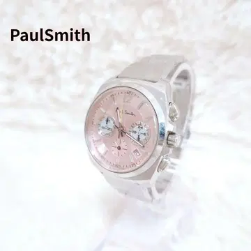 PaulSmith 폴 스미스 크로노그래프 손목시계 여성용 핑크