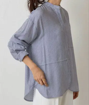 25SS 비어즐리 리오셀 스트라이프 셔츠