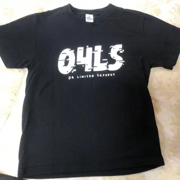 04 Limited Sazabys 블랙 티셔츠 M