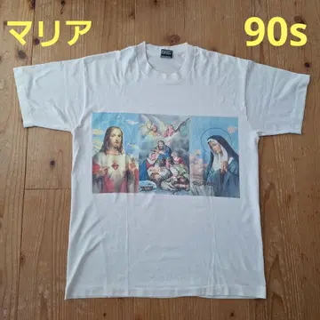 90년대 그리스도 마리아 예수 티셔츠