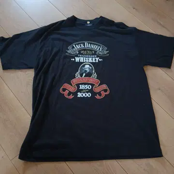 Jack Daniel's 150주년 기념 티셔츠 L 사이즈 블랙