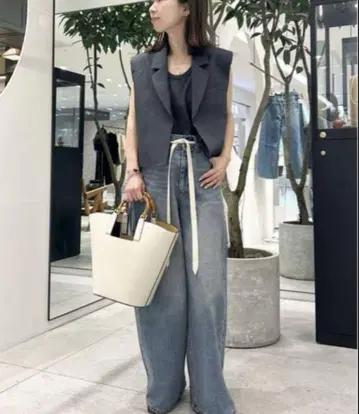 Plage 플라주 RIAM SUPER LOOSE 데님 36