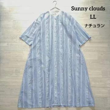 Sunny clouds 써니클라우드 시어서커 원피스 LL 내추럴