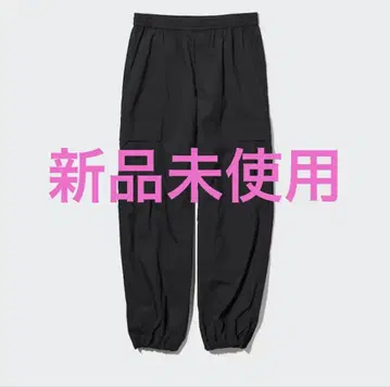 유니클로 이지 카고 팬츠 블랙