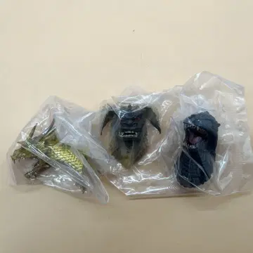 제일복권 고질라 대괴수열전 G 몬스터 헤드 마그넷 3개 세트