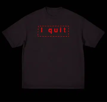 Haim i quit 티셔츠 밴딩 티셔츠
