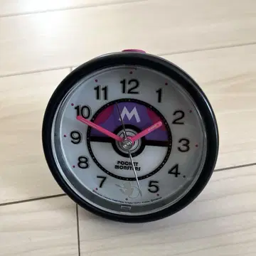 세이코 알람 시계 포켓몬 마스터볼 뮤우 보라색