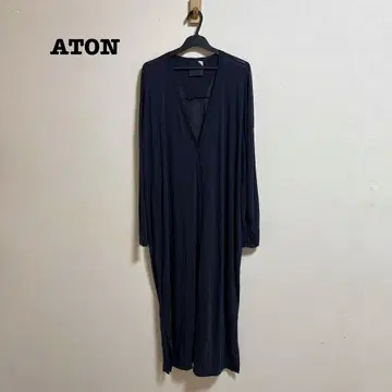 ATON 프레스카 롱 가디건 FRESCA 비침 에이트