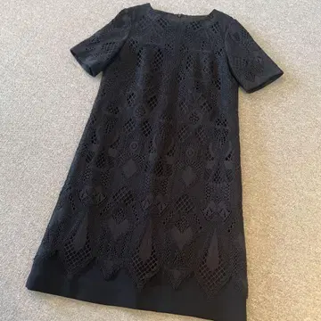 AMACA COLLECTION 블랙 레이스 원피스