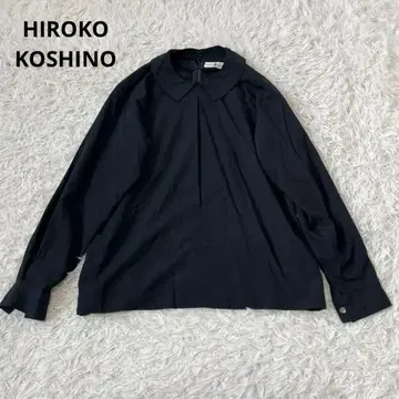 HIROKO 히로코코시노 블라우스 블랙 9