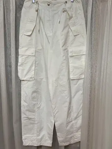 시루무린 카고 팬츠 화이트 M