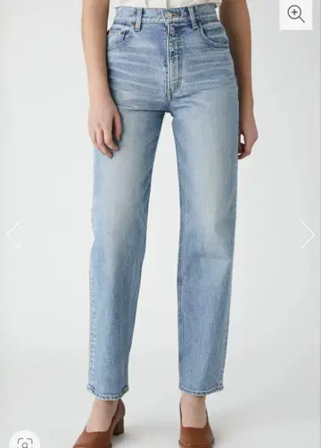 MOUSSY PLAIN JEANS 스트레이트 데님 라이트 블루 24