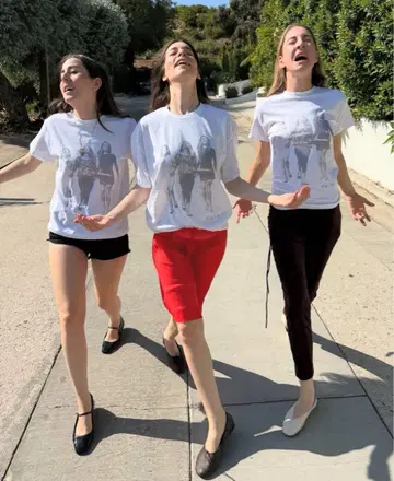 Haim iquit 티셔츠 밴딩 티셔츠