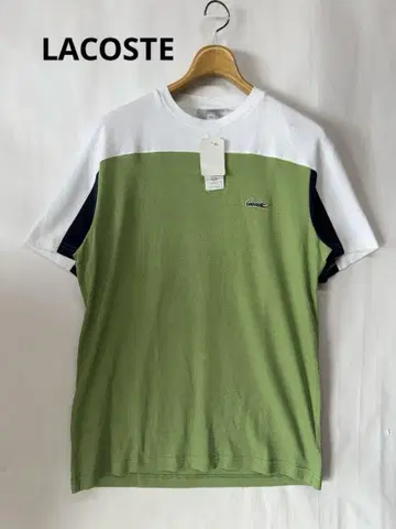 미사용품 LACOSTE 라코스테 와니 그린 반팔 티셔츠 M