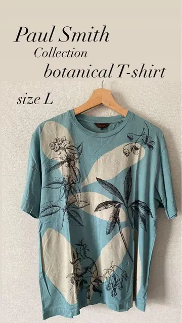 PaulSmith Collection botanical 꽃무늬 티셔츠 L