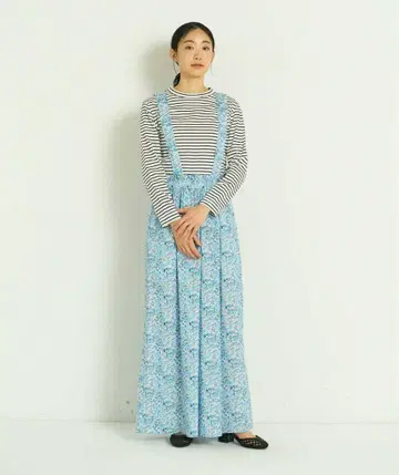 아듀 트리스테스 kazumi 씨 콜라보 리버티 프린트 팬츠