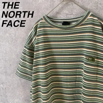 THE NORTH FACE 보더 티셔츠 M 사이즈 그린